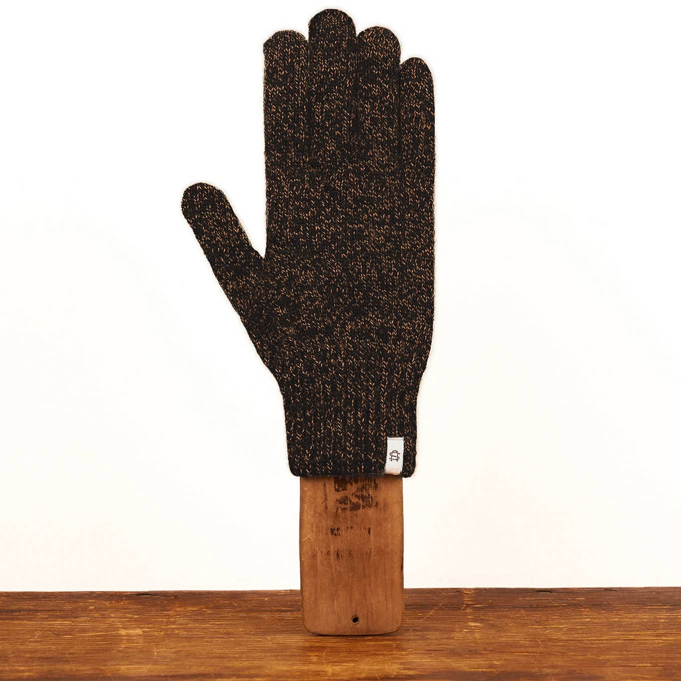 Ragg Wool Full Glove - Rust Melange