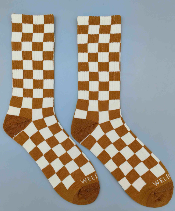 Kids Checkerboard Socks