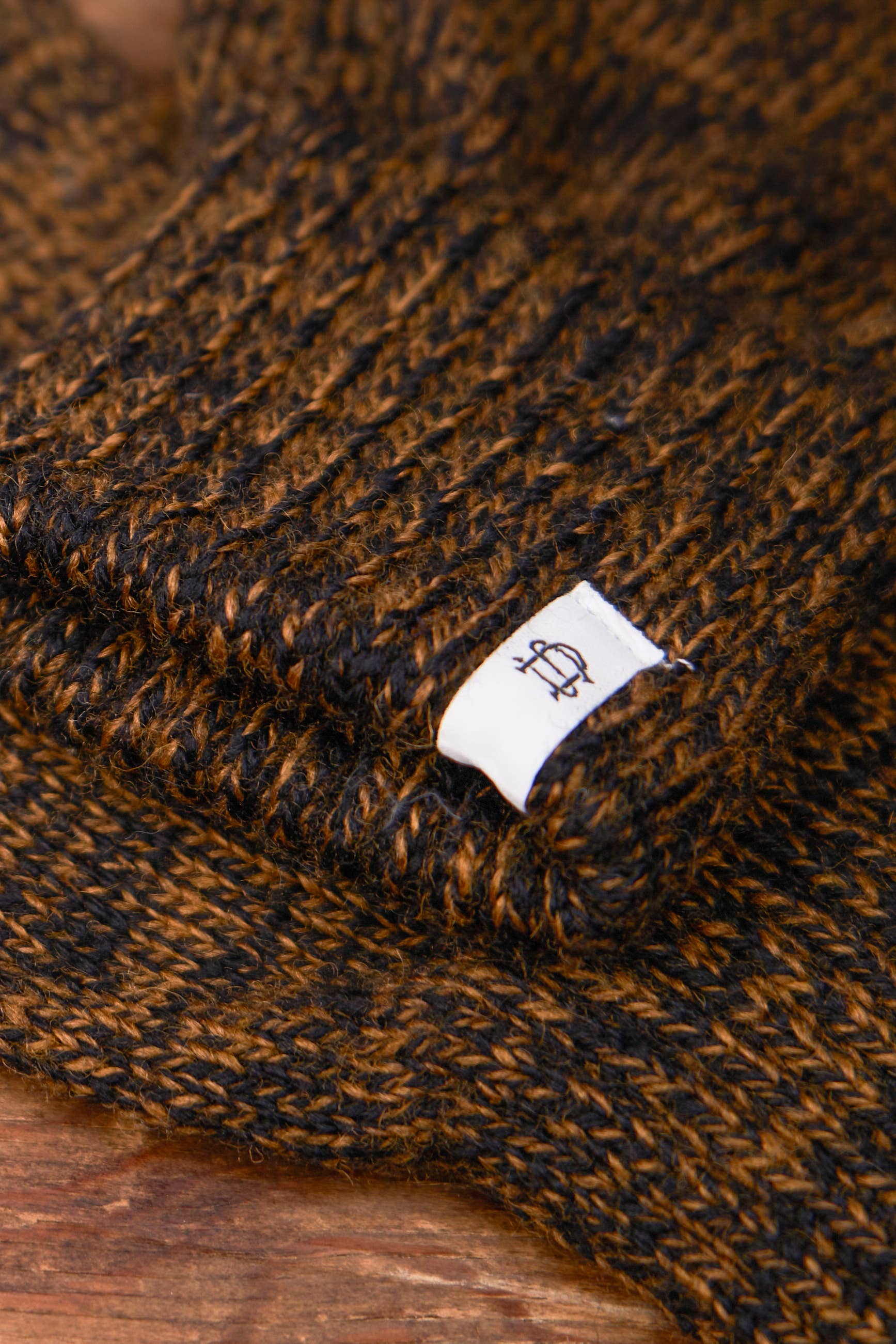 Ragg Wool Full Glove - Rust Melange