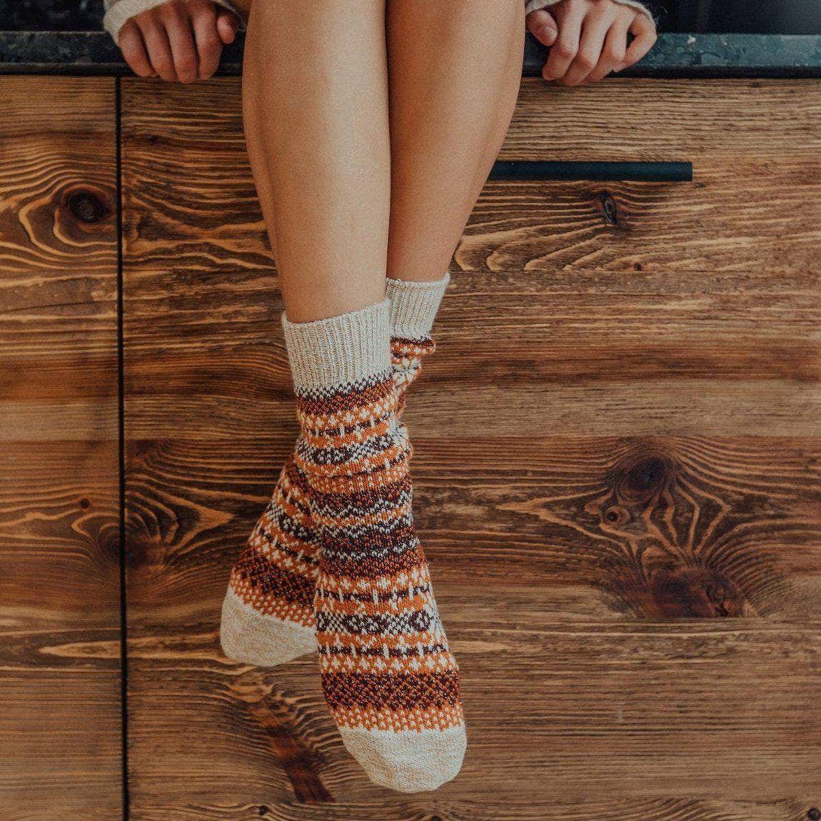 Nordic Socks - Soft Cozy  (Asenka - Pumpkin)