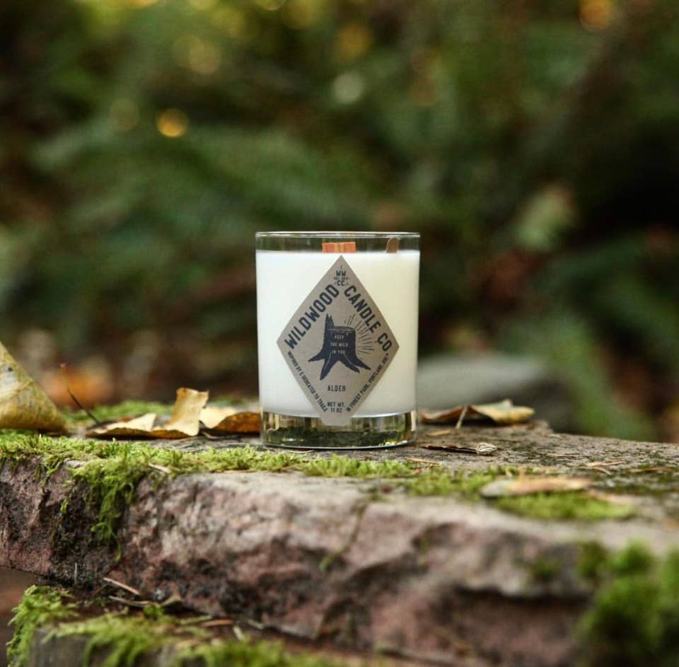 11 oz Alder Soy Candle - Palo Santo Sandalwood