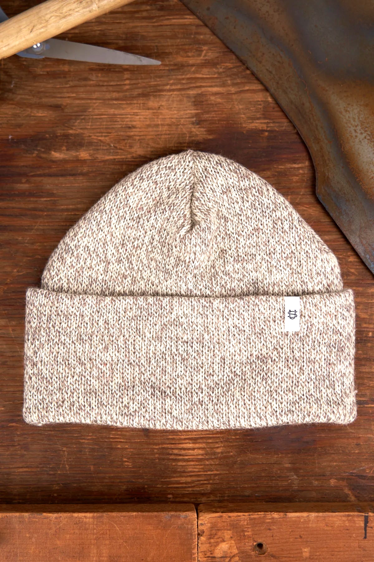 Ragg Wool Beanie - Oatmeal Melange