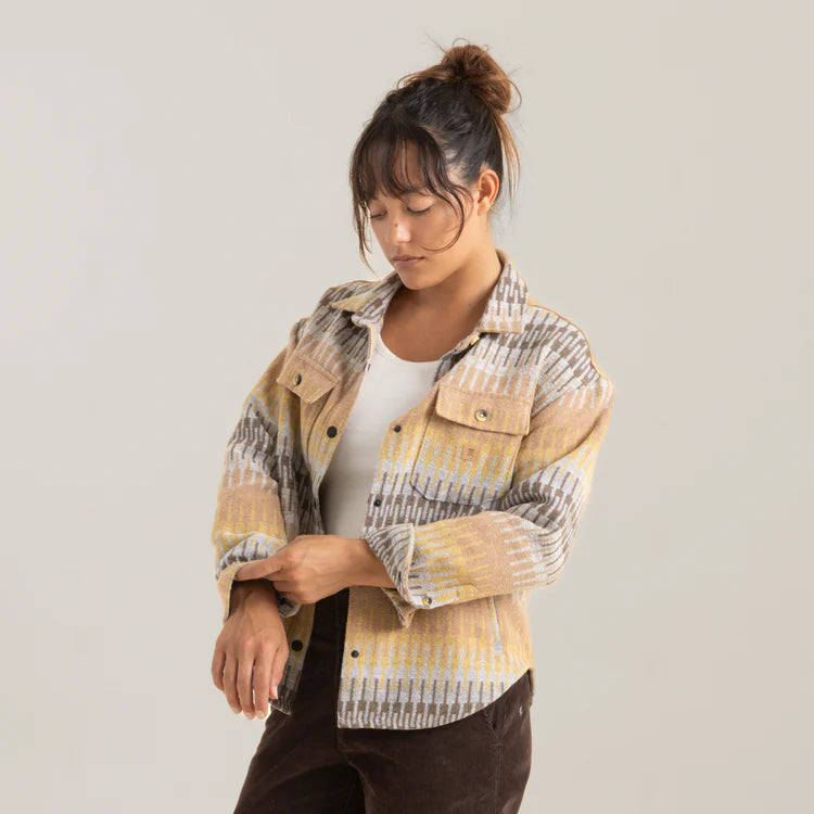 Roark - Women's Amberley Shirt Jacket Flannel Powder