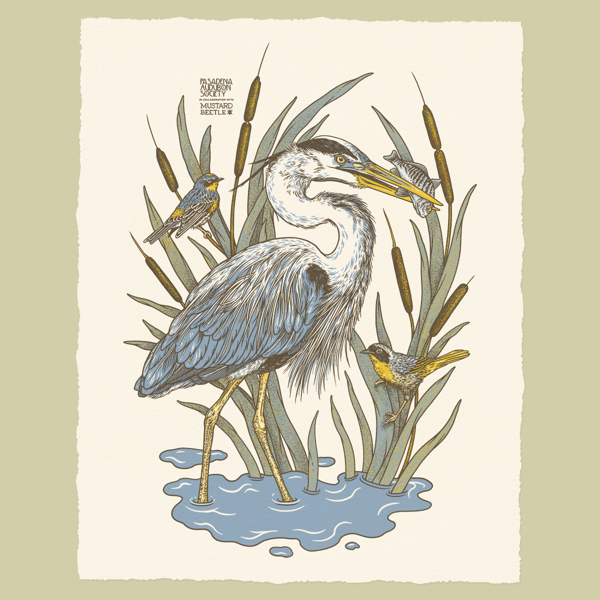 Pasadena Audubon Giclee Print: LA River