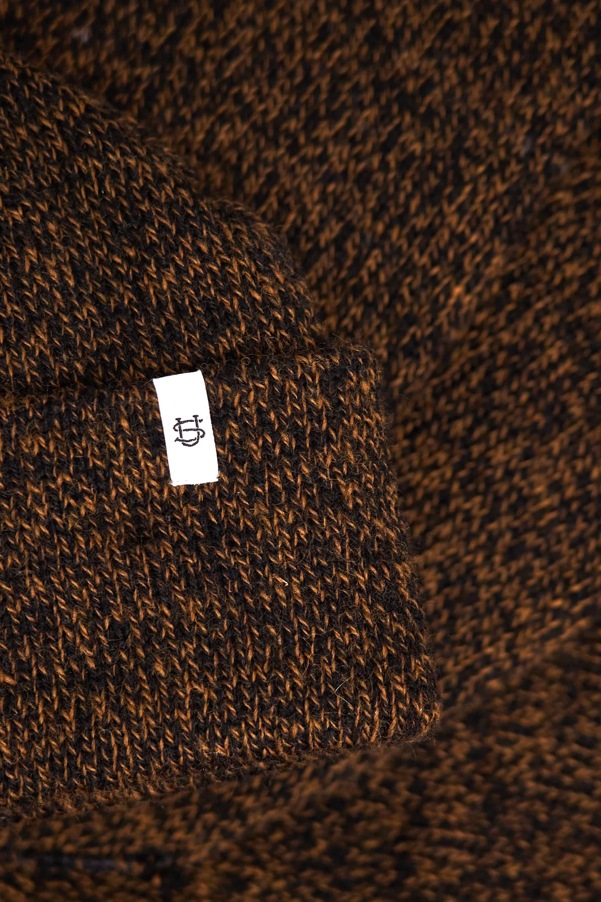 Ragg Wool Beanie - Rust Melange