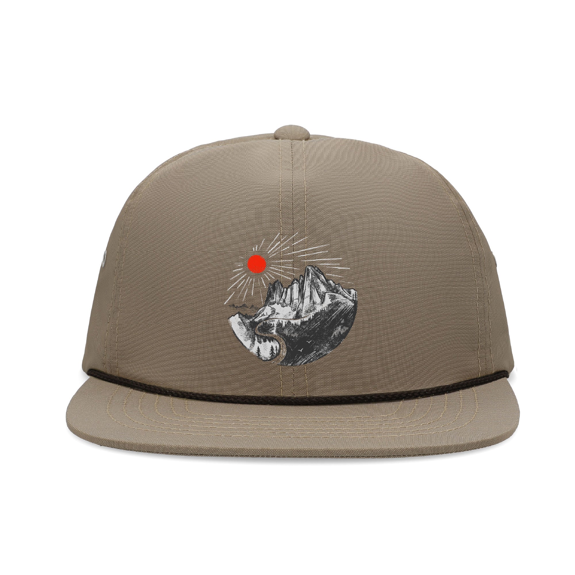 Retro Hwy 20 - Ripstop strap-back cap