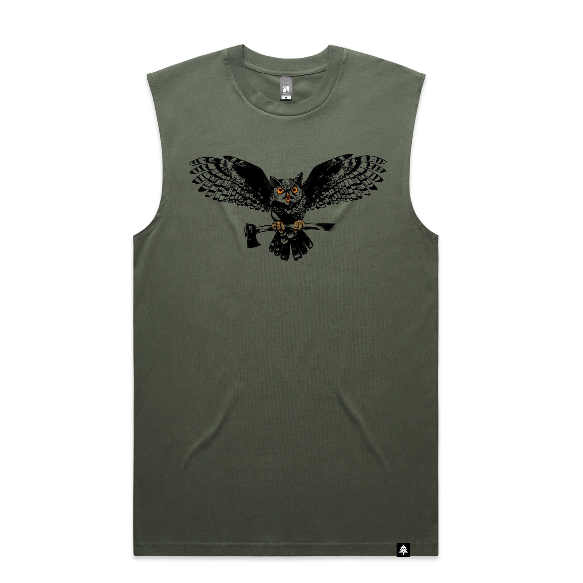 Great Horned Omen - Muscle Tank