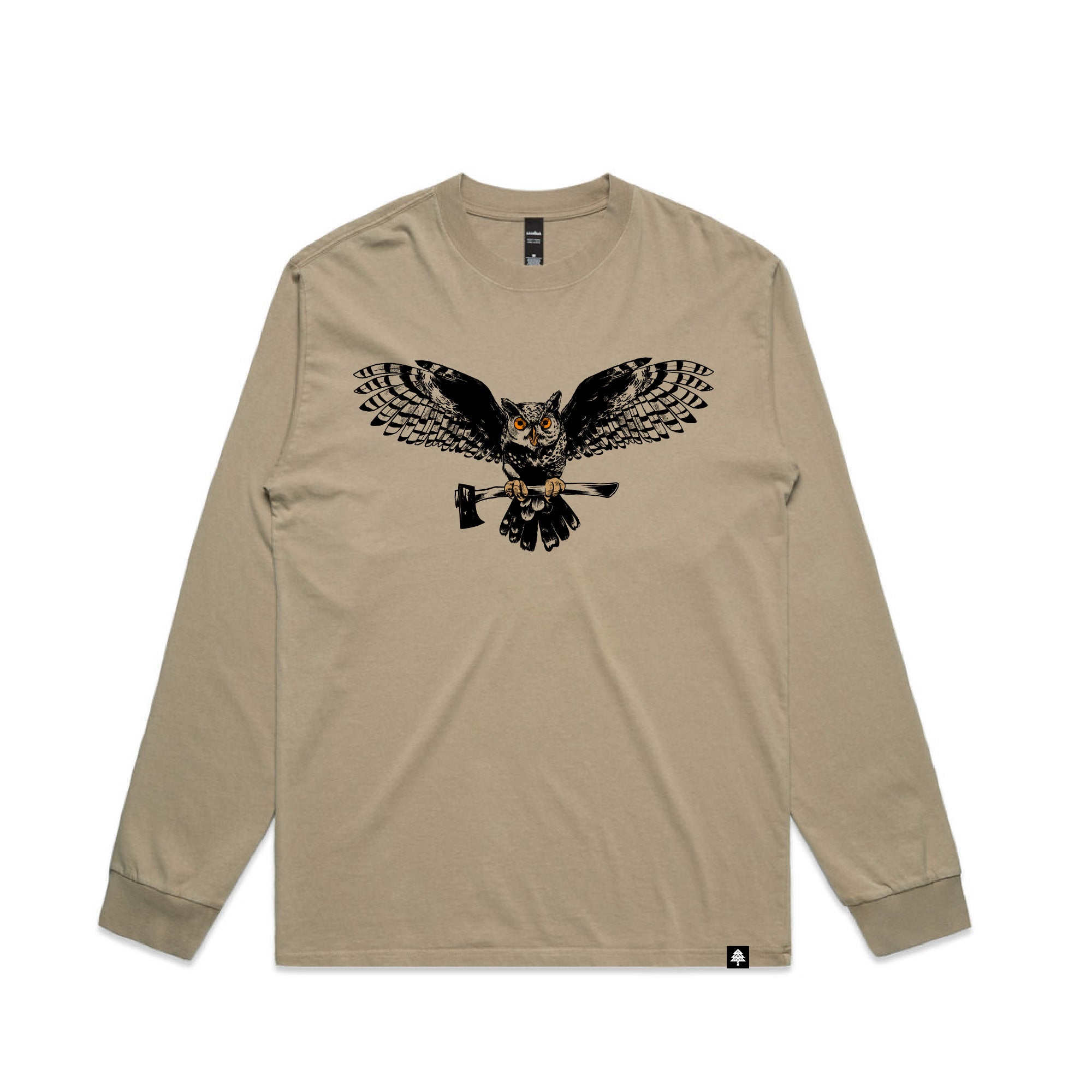 Great Horned Omen - Heavyweight Longsleeve Tee