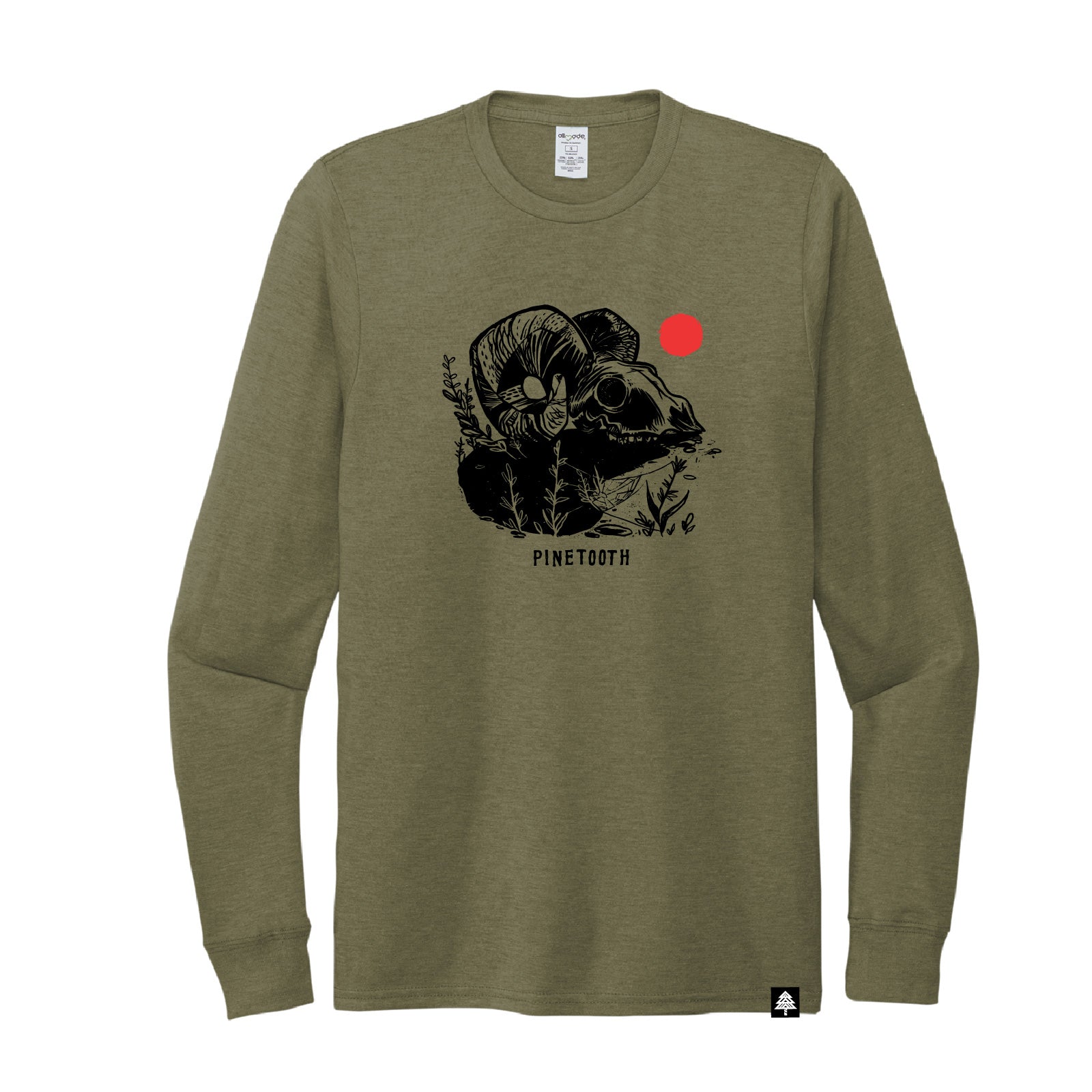 Ram Skull - Sustainable Longsleeve Tee